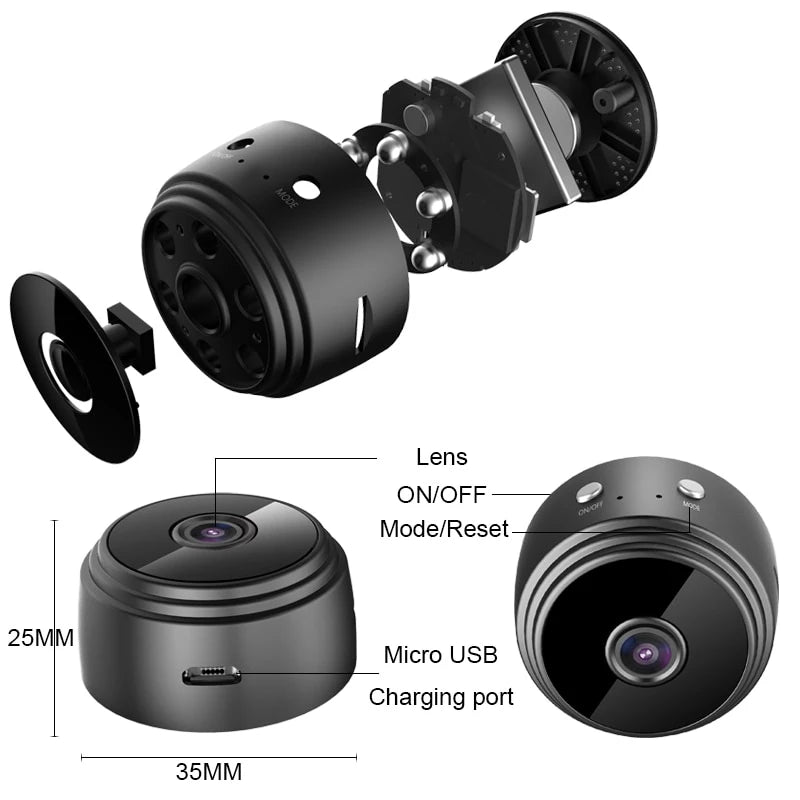 SuperCam™ | Magnetische Mini-WiFi-Kamera