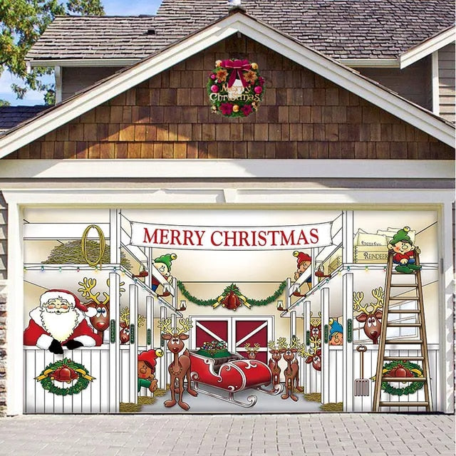 MerryPortal™ | Weihnachten Garagentor-Banner