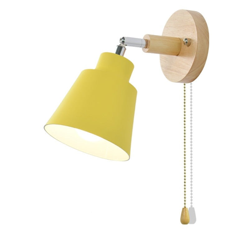 Nord Lamp™ | Wandlampe mit Holzschalter (Keine Glühbirne enthalten)