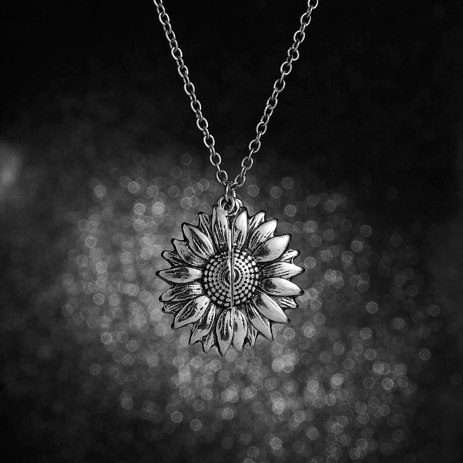 "Du bist mein Sonnenschein" | Vintage Sonnenblume Halskette für Frauen