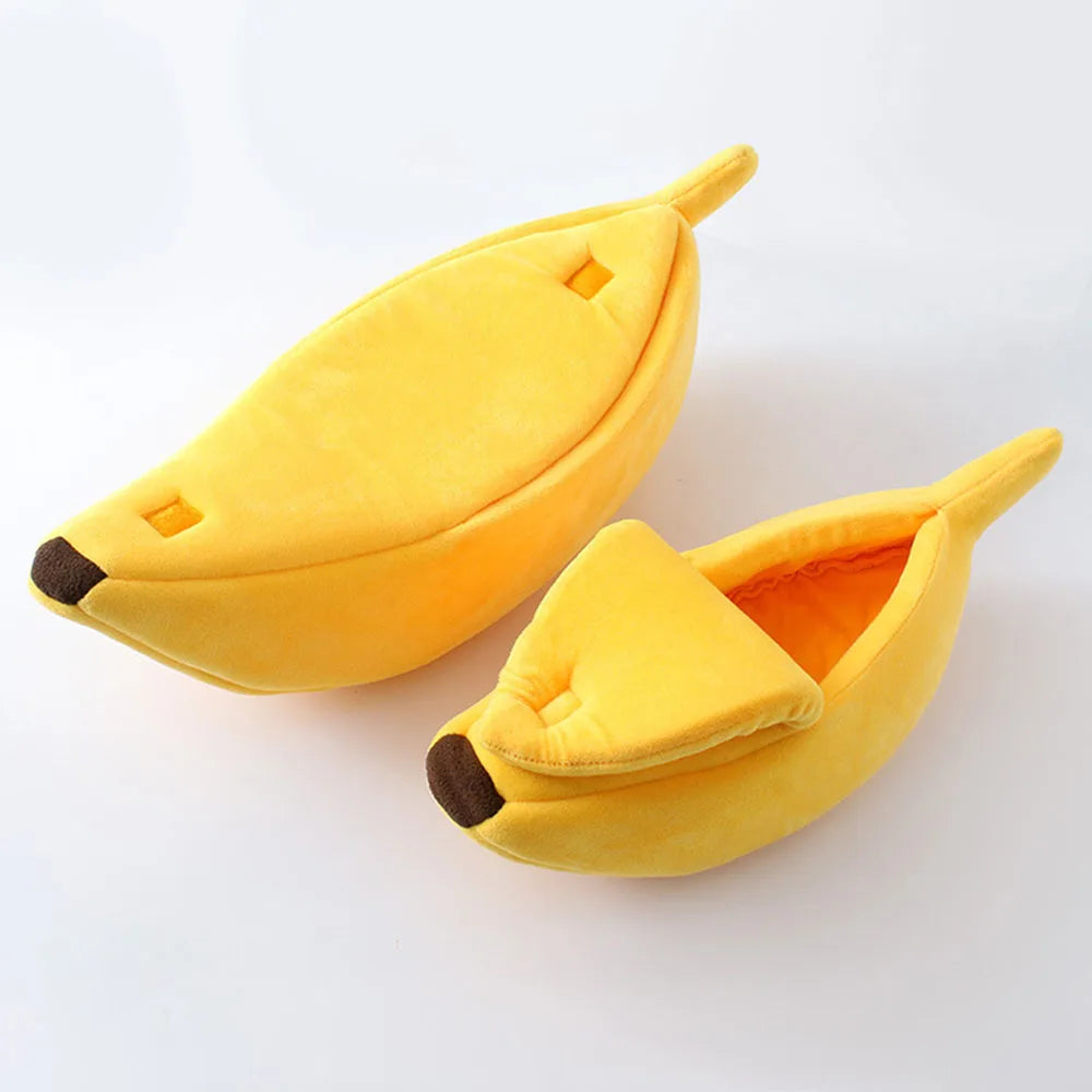 PurrNana™ | Bananenform Haustierbett