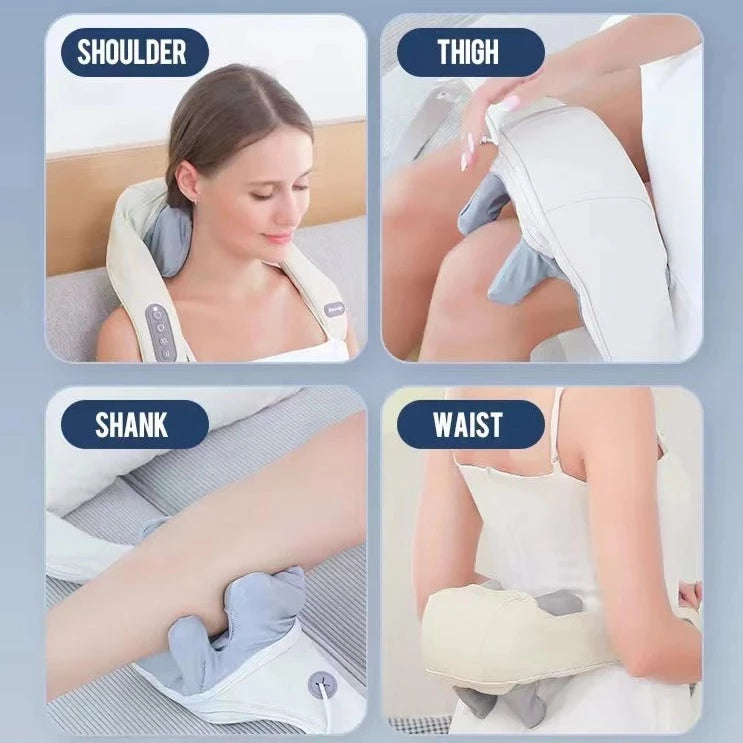 Serene™ | Shiatsu-Wärmemassagegerät für Rücken und Nacken