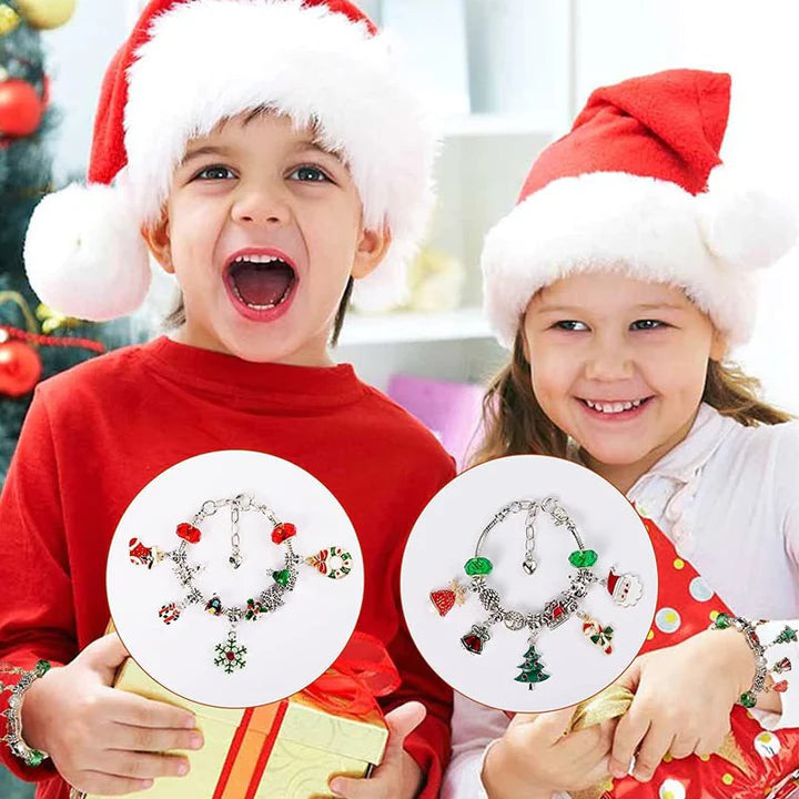 Weihnachtskalender™ - DIY 24 Tage Kerstmis Aftel Kalender Armbänder Set