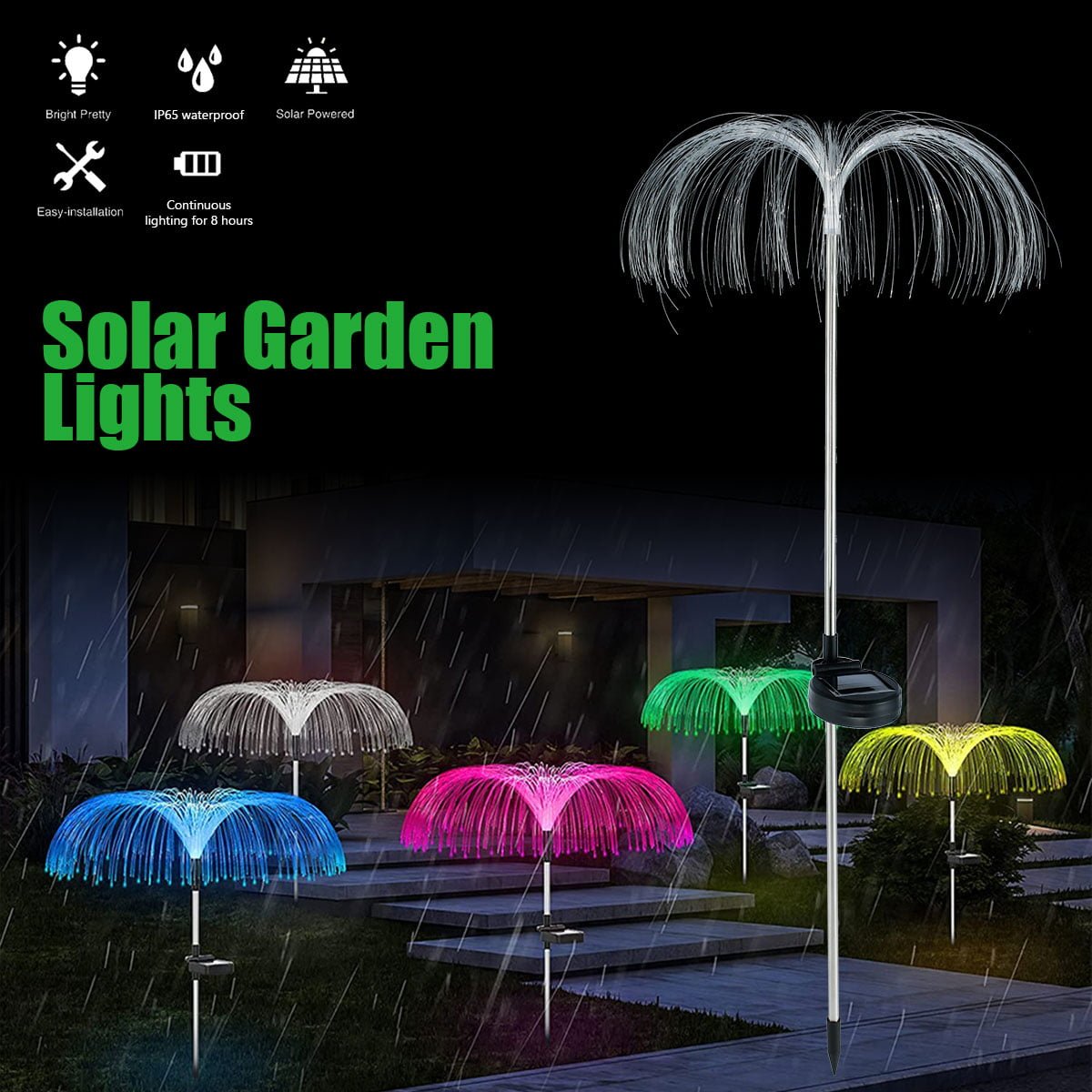 GlowGarden™ | Solar-Gartenleuchten - 1+1 GRATIS
