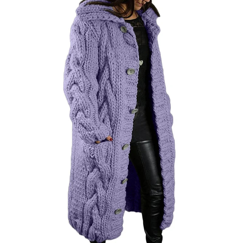 Gisela™ | Winter Twist-Knit Long Cardigan für Frauen