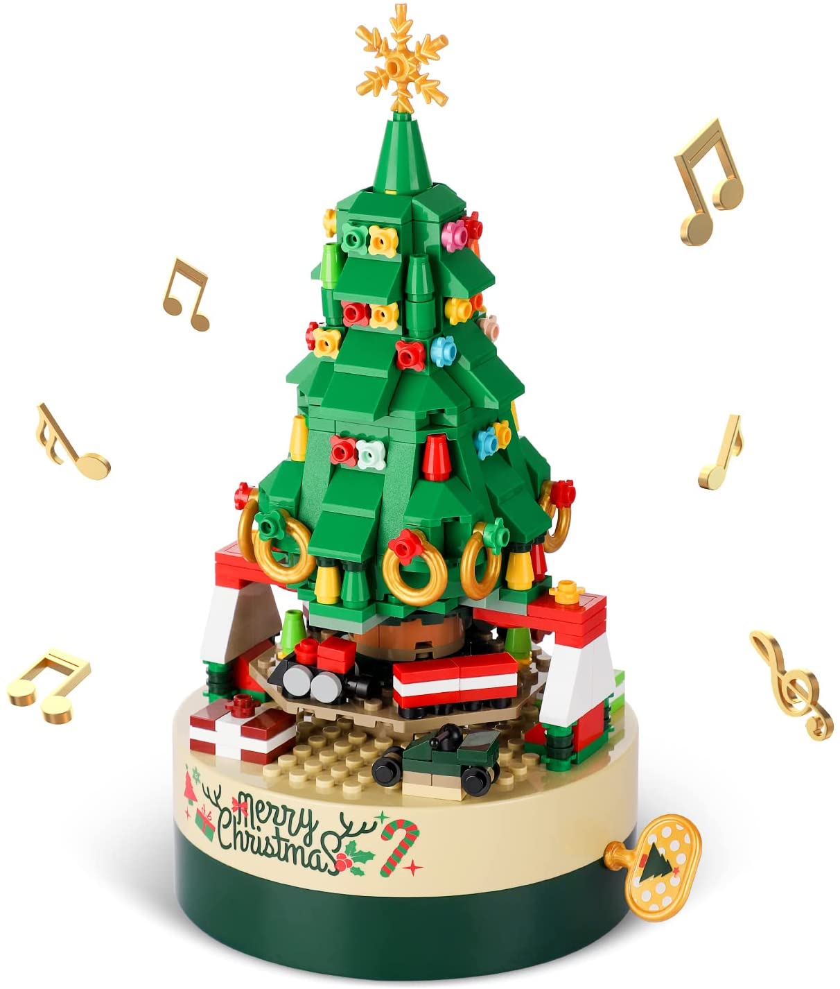 DIY Weihnachtsbaum Baukasten & Spieluhr (360 Teile)