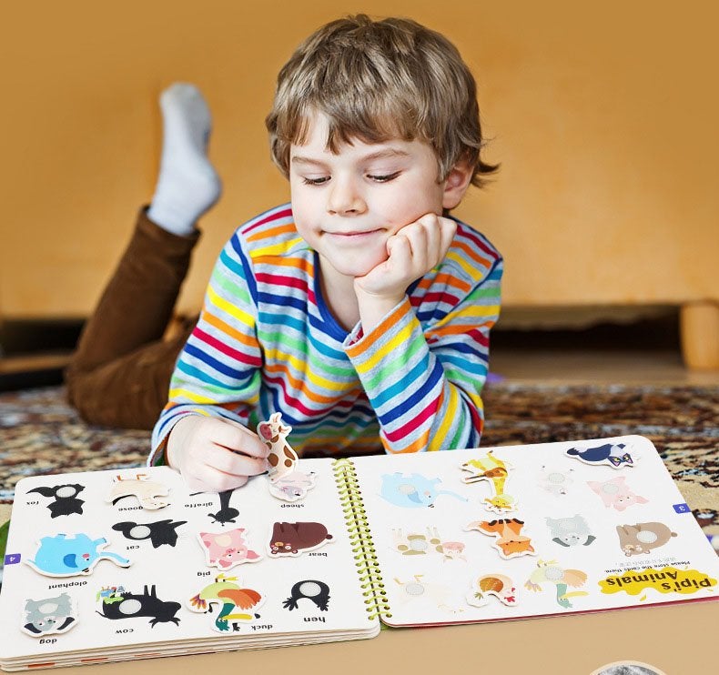 Montessori™ | Beschäftigtes Buch für Kinder zur Entwicklung von Lernfähigkeiten