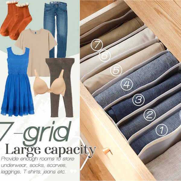 Multi Grid Organizer™ | Halten Sie Ihren Kleiderschrank ordentlich!