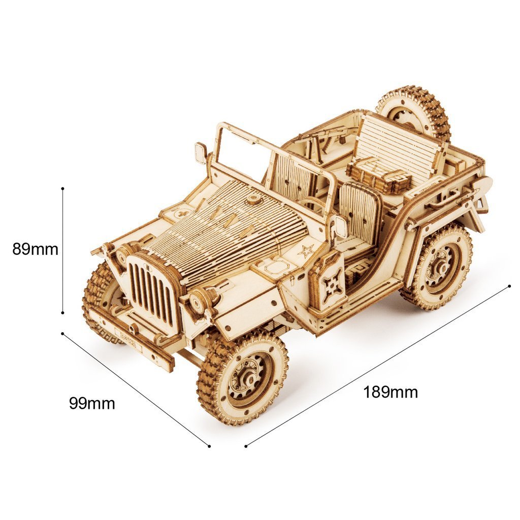 Crafty Corner™ | Mechanisches Holzmodell-Puzzle-Set