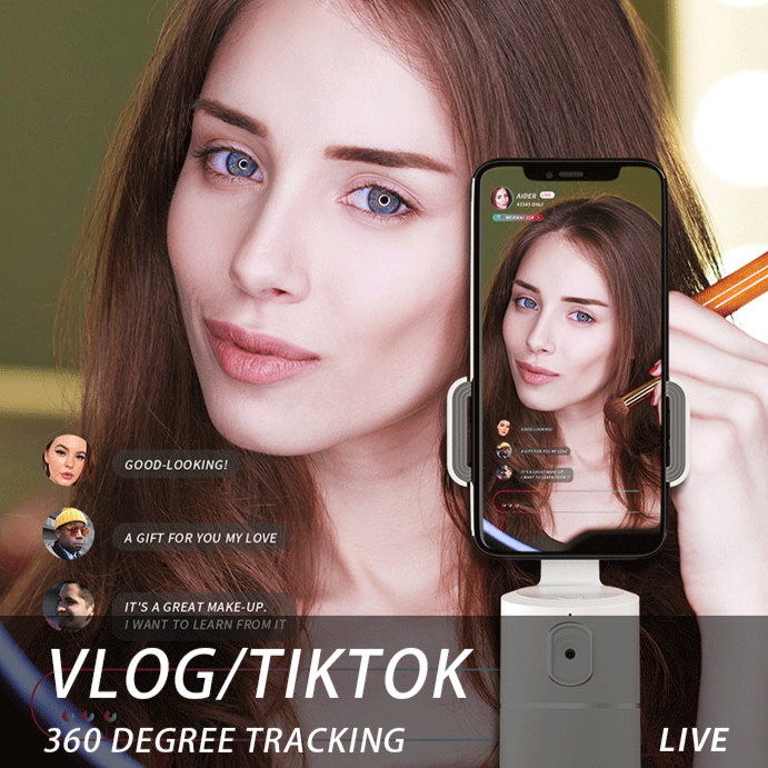 SmartSelfie™ | Smartphone-Selfie-Stick mit Gesichtsverfolgung