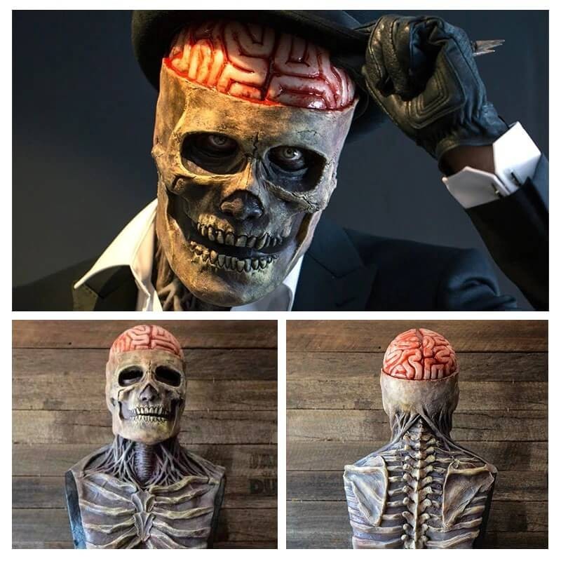 Skelett Maske für Halloween